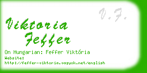 viktoria feffer business card